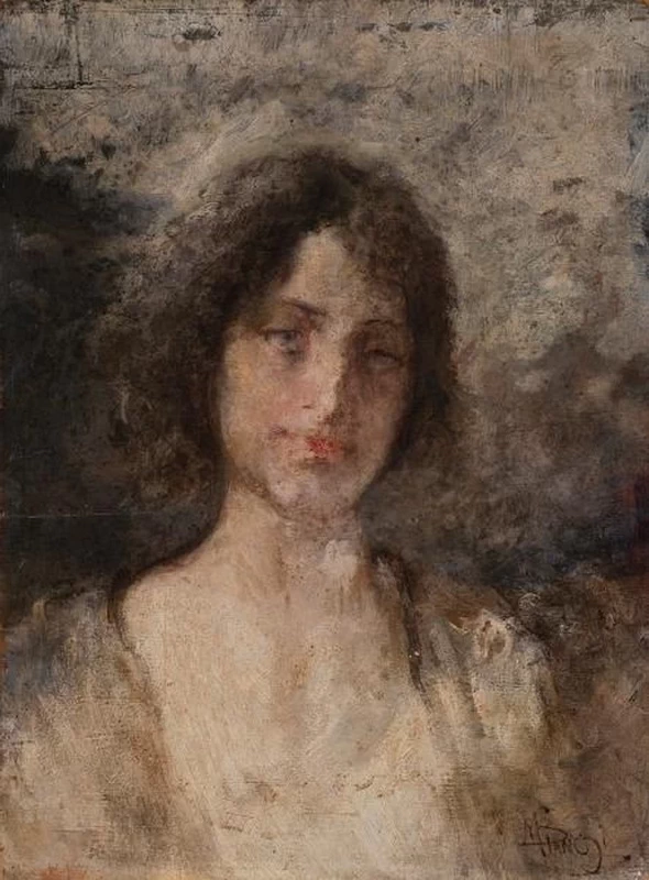 Mezza figura di donna